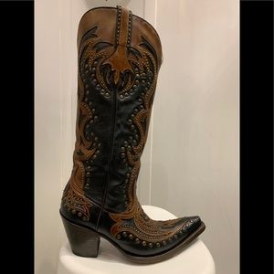 Corral Women’s Boots Black Brown 8.5 NIB